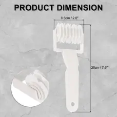 Unique Bargains Plastic Durable with Spikes Cookie Pizza Dough Docker Roller