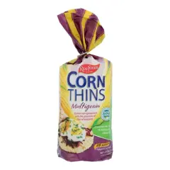 Real Foods Organic Multigrain Corn Thins - Case of 6/5.3 oz