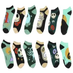The Nightmare Before Christmas Earth Tones Low Cut Mix And Match Ankle Socks Multicoloured