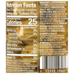 Pearls Specialties Blue Cheese Stuffed Greek Queen Olives 6.7 oz. Jar. (Pack of 4)