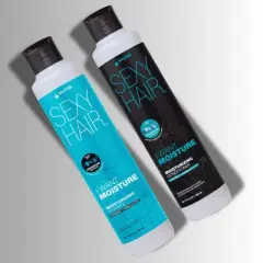 Sexy Hair I Want Moisture Coconut & Vanilla Scent Moisturizing Shampoo & Conditioner  (10.10 oz) Duo SET KIT | Color-Safe, Frizz Control