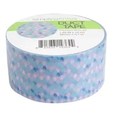 Simply Genius Pattern Duct Tape Heavy Duty, Craft Supplies for Kids & Adults, Single Roll 1.8 in x 10 yards (Shimmery Mermaids)