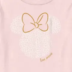 Toddler's Minnie Mouse Love Minnie Logo T-Shirt