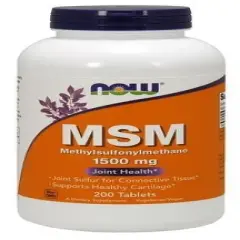 MSM 1500mg by Now Foods  -  200 Tablet