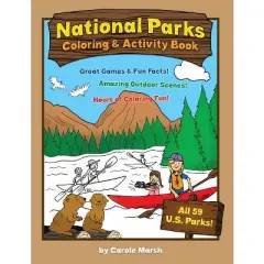 America's National Parks Coloring and Activity Book - (Non-State) by  Carole Marsh (Paperback)
