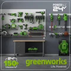 Greenworks POWERALL 24V Cordless 1200 Lumens Under Hood Work Light Kit with 2.0Ah Battery and Charger