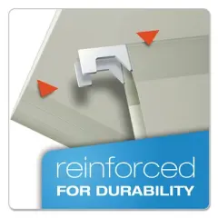 Pendaflex Colored Reinforced Hanging Folders, Legal Size, 1/5-Cut Tabs, Gray, 25/Box