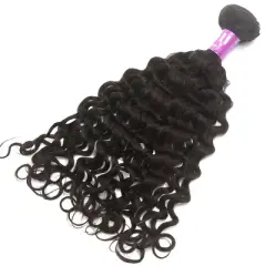Unique Bargains 9A Brazilian Italian Curly Human Hair Extension Unprocessed 22" 1 Bundle