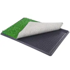 Sandinrayli Dog Grass Pad Pee Turf Potty Training, 30 x 20in