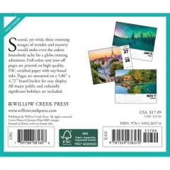 Willow Creek Press 2024 Daily Desk Calendar 5.2"x6.2" Wanderlust