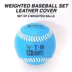 Markwort 9-Inch Leather Cover Weighted Baseball Set