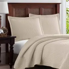 Dune Quilt & Sham Set Beige - Tommy Bahama
