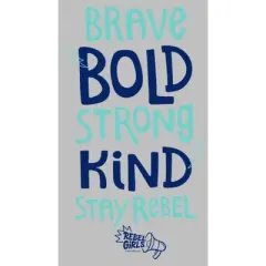 Women's Rebel Girls Brave and Bold Stack T-Shirt