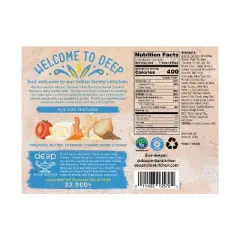 Deep Indian Kitchen Gluten Free Frozen Butter Chicken with Rice - 9oz