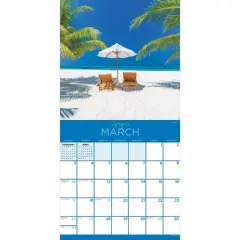 TF Publishing 2024 Wall Calendar 12"x12" Tropical Escapes