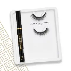 Eylure Promagnetic 10 Magnet Natural No. 11 False Eyelashes with Felt Tip Eyeliner - 1 Pair