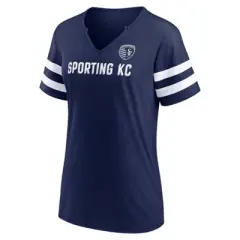 MLS Sporting Kansas City Women's Split Neck T-Shirt