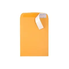 JAM Paper Open End Catalog Envelopes w/Peel and Seal Closure 9.5"x12.5" Manila 13034232C
