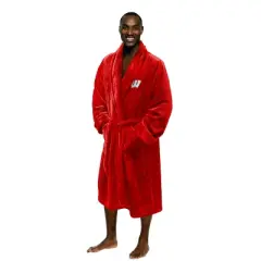 NCAA Wisconsin Badgers Silk Touch Bathrobe