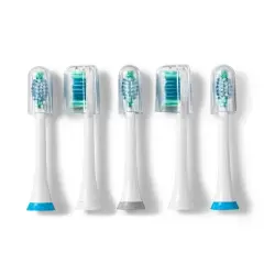 Clearly Clean Sonic Replacement Brush Heads - 5ct - up & up&trade;