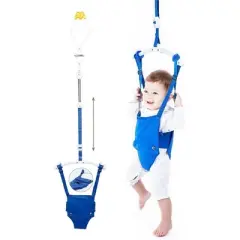 Tramull Baby Doorway Jumper &ndash; Infant Bouncer with Door Clamp, Hanging Jump Seat Exerciser for Babies, Indoor Fitness & Fun Activity Jumper