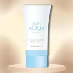 Skin Aqua SUNPLAY Physical Sunscreen For Sensitive Skin SPF 50+ PA++++ Sunscreen by Rohto&nbsp;Mentholatum JAPAN (1.69 oz) Sun Protection