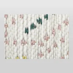 5" x 7" Multi Dot Fringed Outdoor Rug Teal/Pink/Yellow - Opalhouse&trade;