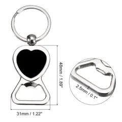 Unique Bargains Stainless Steel Flat Portable Beer Soda Bottle Opener for Bar Party