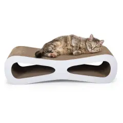 Kumasinova Cat Scratcher,29.5"x7.5" BC Corrugated Cardboard Pet Toy,Non-Toxic Cat Scratcher Pad