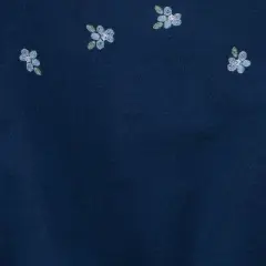 Carter's Just One You&reg; Baby Girls' 3pc Floral Top & Bottom Set - Blue/Black