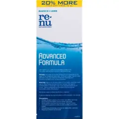 Renu Contact solution, Advanced Triple Disinfectant Formula