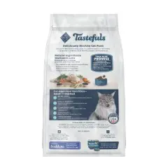 Blue Buffalo Indoor Hairball Control with Chicken & Brown Rice Mature Premium Senior Dry Cat Food - 7lbs