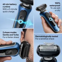 Braun Series 6-6172cc Rechargeable Wet & Dry Shaver + Smart Care Center