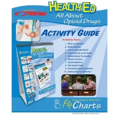 Sportime All About Opioid Drugs Flip Chart Set, Grades 5 to 12