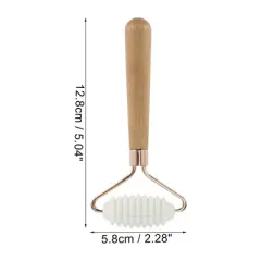 Unique Bargains Portable Single Thorn Head Facial Roller White 1 Pc