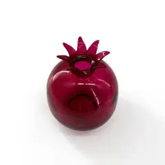 Novelty Glass Bud Vase Burgundy - Bullseye's Playground&trade;