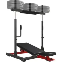 ER KANG Vertical Leg Press Machine, Leg Strength Training Machine with Linear Bearing, Lower Body Special Machine Home Gym