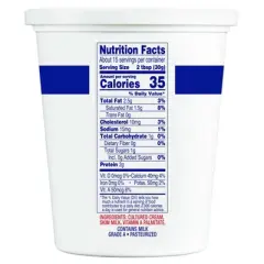 Daisy Pure & Natural Light Sour Cream - 16oz