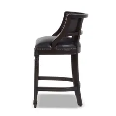 Jennifer Taylor Home Paris 26.5 inch Farmhouse Counter Height Bar Stool with Backrest