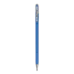 Pentel Arts Hybrid MATTEHOP Gel Roller, 1.0mm, Matte Sky Blue Ink, Pack of 12