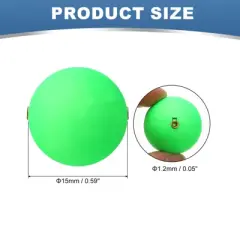 Unique Bargains Plastics Responsive Rig Stoppers Round Slip Fishing Floats Green 10 Pcs