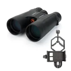 Celestron Outland 10x50 Binocular Bundle with Smartphone Adapter