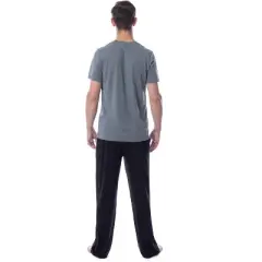 Nightmare On Elm Street Mens' Freddy Krueger Fire Film Sleep Pajama Set Multicolored