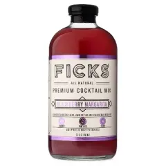 Ficks Blackberry Margarita Cocktail Mix - Case of 6/32 fo