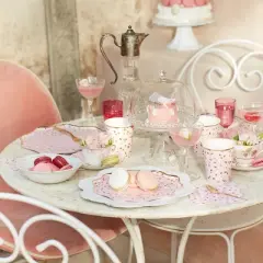 Meri Meri x Ladur&eacute;e Marie-Antoinette Side Plates (Pack of 8)