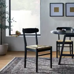 Logan Wood Dining Chair with Woven Seat - Threshold&trade; designed with Studio McGee