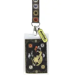 Avatar The Last Airbender ID Reversible Lanyard Badge Holder with Rubber Charm