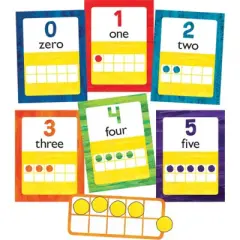 Carson Dellosa Education World of Eric Carle Numbers 0-20 Bulletin Board Set, 43 Pieces