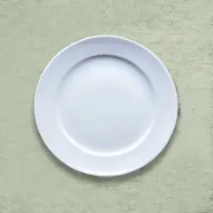 Unique Bargains Washable Polyester Place Mats Green 12 Pcs