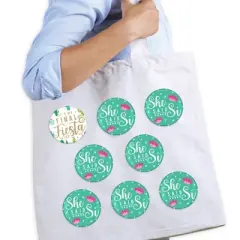 Big Dot of Happiness Final Fiesta - 3 inch Last Fiesta Bachelorette Party Badge - Pinback Buttons - Set of 8